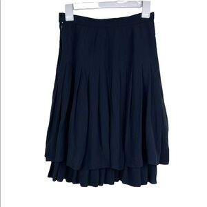 Vintage Gloria Sachs New York pleated skirt Color Blue Size 6